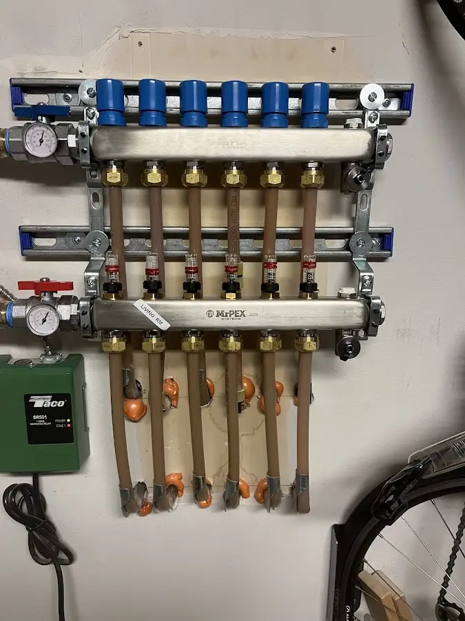 Plumber performing Leak Detection at a residential property in New Castle